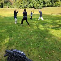 Yagaigeiko, Training im Park