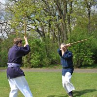 Kenjutsu Outdoortraining Berlin 2012
