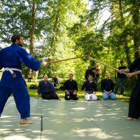 Kenjutsu Vorführung Sommerfest der DJG Berlin 2014