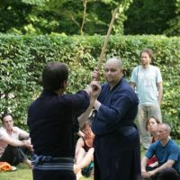 Katori Shinto-ryu Vorführung auf dem Sommerfest der DJG Berlin 2015