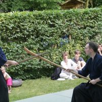 Katori Shinto-ryu Vorführung auf dem Sommerfest der DJG Berlin 2015