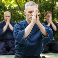Katori Shinto-ryu Vorführung auf dem Sommerfest der DJG Berlin 2015