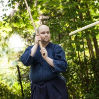 Katori Shinto-ryu Vorführung auf dem Sommerfest der DJG Berlin 2015