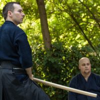 Katori Shinto-ryu Vorführung auf dem Sommerfest der DJG Berlin 2015