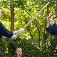 Katori Shinto-ryu Vorführung auf dem Sommerfest der DJG Berlin 2015