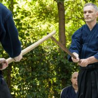Katori Shinto-ryu Vorführung auf dem Sommerfest der DJG Berlin 2015