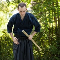 Katori Shinto-ryu Vorführung auf dem Sommerfest der DJG Berlin 2015