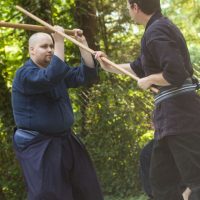 Katori Shinto-ryu Vorführung auf dem Sommerfest der DJG Berlin 2015