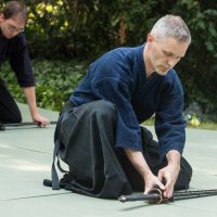 Katori Shinto-ryu Vorführung auf dem Sommerfest der DJG Berlin 2015