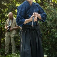 Katori Shinto-ryu Vorführung auf dem Sommerfest der DJG Berlin 2015