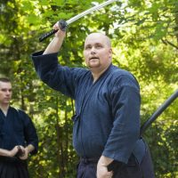 Katori Shinto-ryu Vorführung auf dem Sommerfest der DJG Berlin 2015