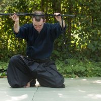 Katori Shinto-ryu Vorführung auf dem Sommerfest der DJG Berlin 2015